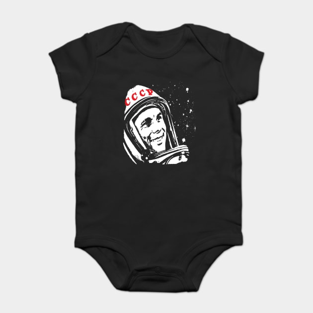 Yuri Gagarin Baby Bodysuit by dumbshirts